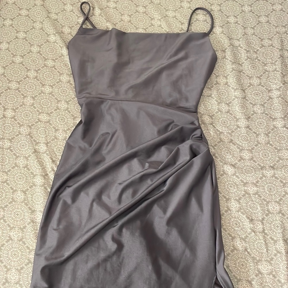 Long purple dress